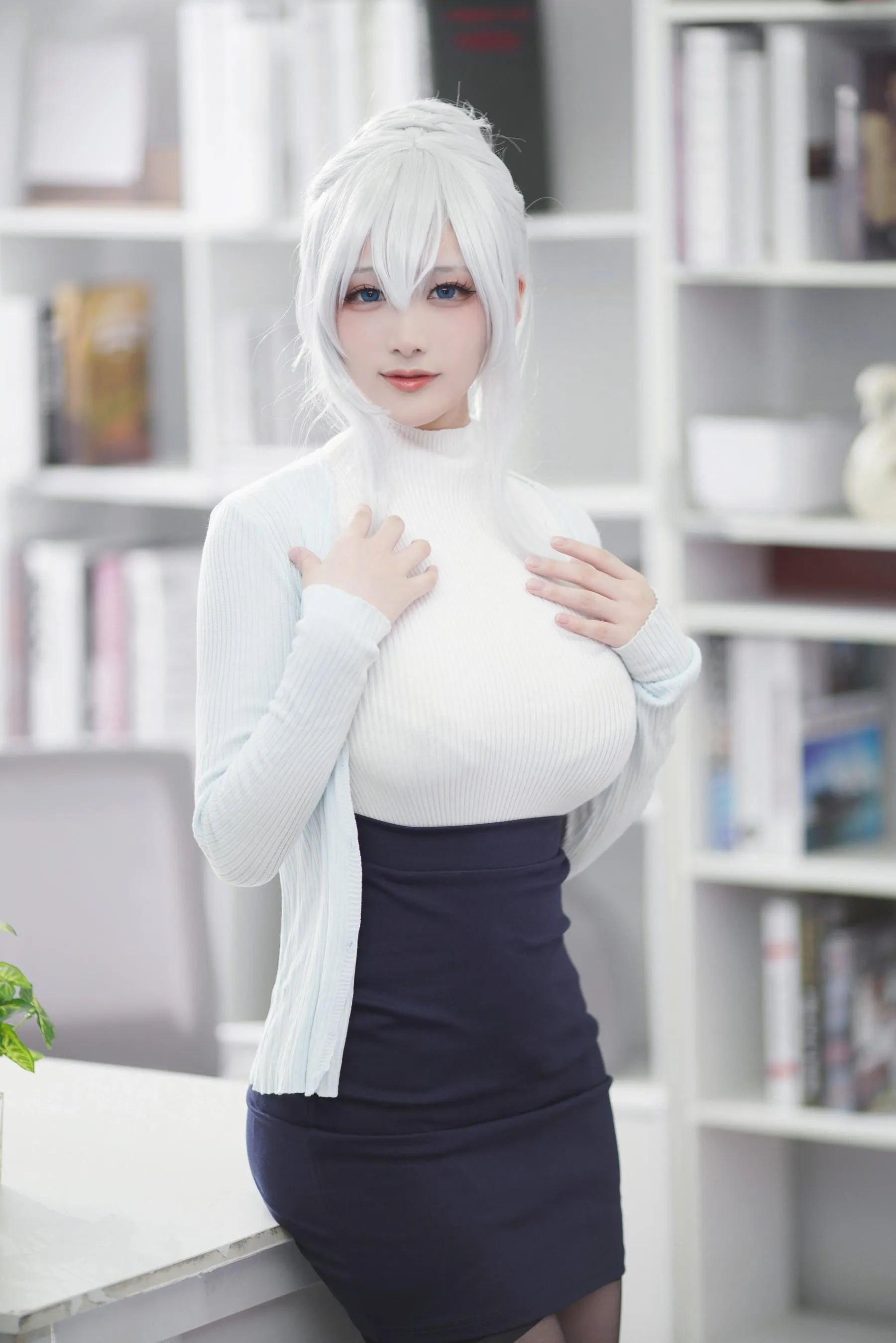 幼愛youmeko – NO.06 未亡人雪女cos [71P]插图5